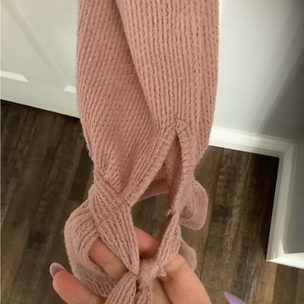 Lucky Brand Blush Pink Knit Sweater - Picture 4 of 5